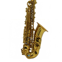 Eastern Music Brand Popular Grade High Quality Entry Level Gold Lacquer Brass Body Eb Alto Saxophone Student Model Easy Play