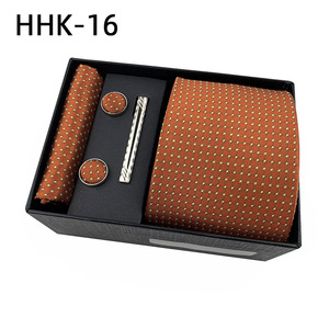 <strong>Orange</strong> Gold <strong>Tie</strong> Set for Men Custom Wedding Mens <strong>Ties</strong> <strong>and</strong> Cufflink <strong>Pocket</strong> <strong>Square</strong> Set Silk <strong>Ties</strong> With Logo - Product Image 4