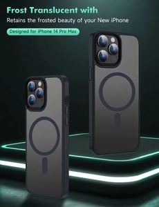 Coques Magnétiques pour Téléphones Portables <span class=keywords><strong>iPhone</strong></span> 17 16 15 14 Pro Max <span class=keywords><strong>13</strong></span> Mini – Produits Phares 2026 – Coque Arrière Translucide Mate - Product Image 4