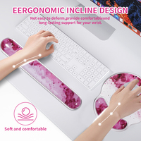 Grosir Pabrik Set Alas Mouse Gaming Transparan Personalisasi Baru, Anti Stres, Silikon, Tahan Air, Anti Gores