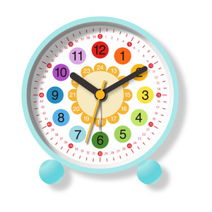 Reida nhỏ im lặng đầu giường Máy tính để bàn đồng hồ điện tử sáng tạo trẻ em phòng ngủ đồng hồ trẻ em câu đố Đồng hồ báo thức - Product Image 6