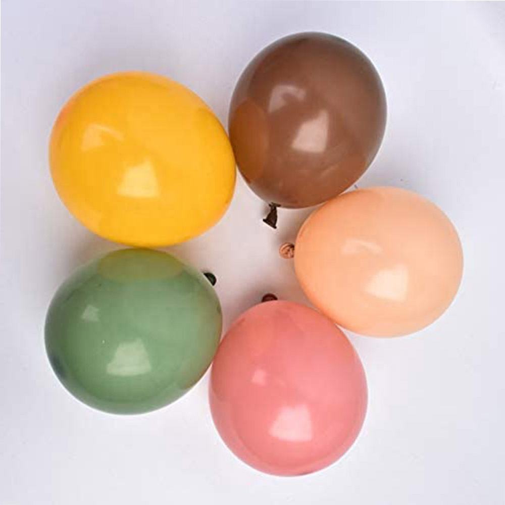 2025 Wholesale 5 10 12 18 36 inch Party Deco Matte Vintage Red Wine Pink Sand White Skin Retro Color Latex Balloon