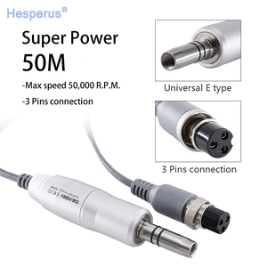 Motore elettrico senza spazzole dentale tipo E 50000 RPM per manipolo a angolo retto per la fornitura di laboratorio dentale lucidatrice per micromotori - Product Image 2