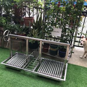 Stainless Steel New Style <strong>Argentinian</strong> <strong>Grill</strong> With Wood Basket From Inmo Bbq - Product Image 6