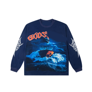 เสื้อสเวตเชิ้ตสตรีทแวร์ Gxdspeed จากโรงงานโดยตรง |   เสื้อสเวตเตอร์คอกลมแขนยาวลายกราฟิกขนาดใหญ่สำหรับผู้ชายและผู้หญิง - Product Image 6