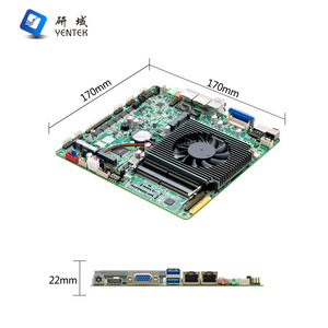 Placa Base Industrial Yentek Mini ITX i7 10710U i5 10210U, Red Dual, 6 Puertos Seriales, DDR4 de Doble Canal - Product Image 1