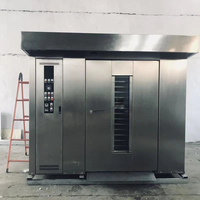 Nouveau four rotatif électrique en acier inoxydable à 64 plateaux à circulation d'air chaud pour la cuisson du pain, des gâteaux, du maïs et des fruits