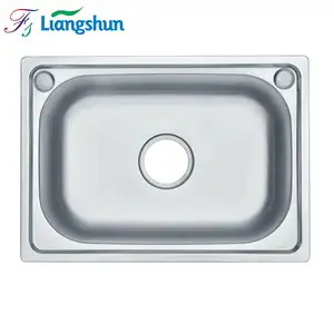 stainless steel sinks kitchen deep wash basin,water sink single bowl big size home farmhouse