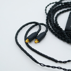 Cable de audio Mmcx de 120 cm con trenzado de nailon para auriculares Mp3, cable de repuesto, blanco, rojo, azul, negro - Product Image 2