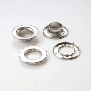 Ojal de ropa de lona de acero inoxidable con borde redondo personalizado con garra Suministro de fábrica Precio atractivo Material de metal - Product Image 5
