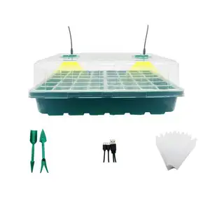 Hot Selling Mini Small Plastic Seed Sprouting Tray Plant Pots Growing Container For Rattan Succulent Nursery Plants