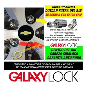 Kit di sicurezza a 4 bulloni 12 x 1.5 Nuovo Chevrolet - GM Tracker - Product Image 3