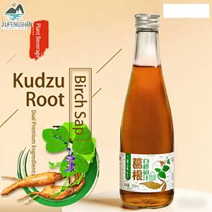 Jiufengshanyangxingu Boissons naturelles à base <span class=keywords><strong>de</strong></span> plantes à la sève <span class=keywords><strong>de</strong></span> <span class=keywords><strong>bouleau</strong></span>, 6 bouteilles, racine <span class=keywords><strong>de</strong></span> Kudzu et sève <span class=keywords><strong>de</strong></span> <span class=keywords><strong>bouleau</strong></span>, sans <span class=keywords><strong>sucre</strong></span> ajouté. - Product Image 1