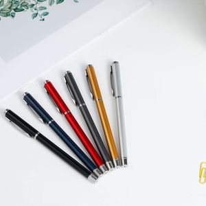 Custom Metal Ballpoint Pens Wholesale Business 0.5 mm Writing Width Promotional Black Ink Novelty Design Signature Meeting Pen - Product Image 2