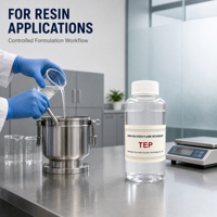 Analyse du Triéthylphosphate (TEP) de qualité pure (CAS 78-40-0), un solvant et un plastifiant à haute pointe de cuisson