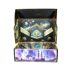 Boîte cadeau rigide personnalisée avec impression couleur intégrale, impression d'illustrations, boîte de <span class=keywords><strong>luxe</strong></span> avec dorure à chaud pour objets de collection, produits en édition limitée - Product Image 6