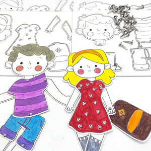 Ventes chaudes, nouveau design, jeux de rôle en papier DIY pour enfants - Product Image 5