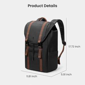Free Sample Fashion Waterproof Laminated Oxford Roll Top Daypack,Large Capacity <b>Laptop</b> <b>Rucksack</b>,Shoulder Backpack - Product Image 4