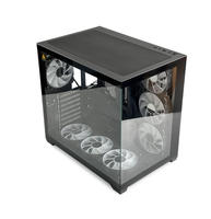 Nouveau produit : Boîtier d'ordinateur de jeu ATX Tower en verre trempé, boîtier CPU, boîtier d'ordinateur de bureau, boîtier de PC de jeu