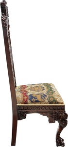 CH-C057, chaise d'<span class=keywords><strong>évêque</strong></span> d'église en bois de chêne massif personnalisée par manufacture, chaise d'église en bois de chêne sculpté simple plus d'option de couleur - Product Image 3