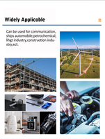 Rondelle en nylon coloré entretoise plate étanche avec vis épaissie joint en plastique isolant diamètre 2,20 produit de joint d'anneau