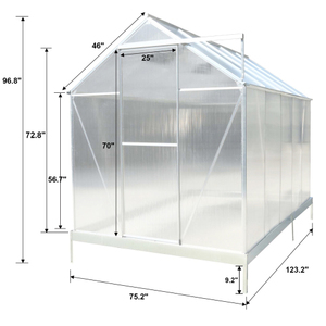 Invernadero de Aluminio de Colores con Control de Temperatura, Anticongelante y Antirrefrigeración, Venta Caliente 2026, Almacén de EE. UU. - Product Image 6