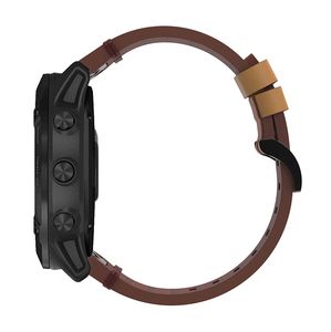 <span class=keywords><strong>Bracelet</strong></span> de montre en <span class=keywords><strong>cuir</strong></span> véritable de luxe à dégagement rapide, facile à installer, pour <span class=keywords><strong>Garmin</strong></span> Fenix 7/6/5 20mm 22mm 26mm - Product Image 4