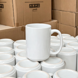 Tazza da Caffè in Ceramica Bianca Pura da 15 Oz <span class=keywords><strong>per</strong></span> Sublimazione, Personalizzabile con Logo, <span class=keywords><strong>per</strong></span> Regali Festivi, Vendita all'Ingrosso - Product Image 6