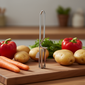 MetalTex Peeler Stainless Steel <b>Vegetable</b> <b>Fruit</b> <b>Tool</b> Set Pack Of 6 - Product Image 3