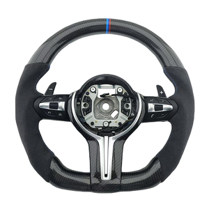 Volante Deportivo de Fibra de Carbono y Alcántara para BMW Serie 3, Serie 5, F10, F20, F30, F90, F01, F02, en Oferta - Product Image 1