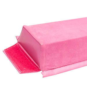 Poutre d'équilibre en velours rose de 8 pieds pliable pour la gymnastique des adolescents - Product Image 6
