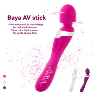 Damen AV Vibrator Flirt-Massagegerät Masturbationshilfe Erotikspielzeug Doppelköpfiger Starker Vibrations-Orgasmusstab - Product Image 2