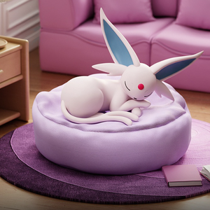 ฟิกเกอร์อนิเมะอีวุยน่ารักในท่าทางการนอนหลับ วาโปเรียน ซิลเวียน เอสเปียน อัมเบรียน ของขวัญคริสต์มาสสำหรับเด็ก ของเล่น การ์ดเกมโปเกมอน - Product Image 6