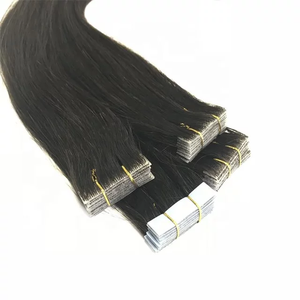 Extensiones de cabello humano Jasmine Beauty Natural Straight con cinta invisible, cabello humano Remy 100% de doble trama. - Product Image 2