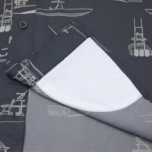 Camisa de pesca con botones de microfibra de poliéster personalizada, sublimada, con absorción de humedad, de bambú, estilo vaquero, lo último en moda, al por mayor - Product Image 5