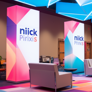 كشك مؤتمرات يعرض كشك الحدث تصميم كشك مؤتمرات خلفيات - Product Image 2