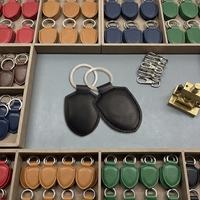 Hochleistungs-Smart-Security-Token für den Zugang zu Gewerbegebäude-Türen: RFID-Leder-Schlüsselanhänger-Karte