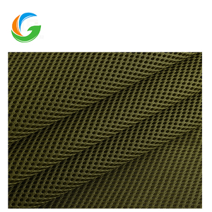<span class=keywords><strong>Tissu</strong></span> Spacer 3D Doré 100% Polyester 3MM, Maille Aérée 3D Tricotée Chaîne pour Sacs, Voitures, Matelas - Product Image 2