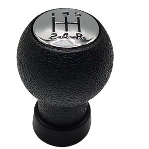 Car Gear <b>Shift</b> <b>Knob</b> Black Silver Manual 5 Speed For Suzuki SX4 Plastic <b>Knob</b> - Product Image 5