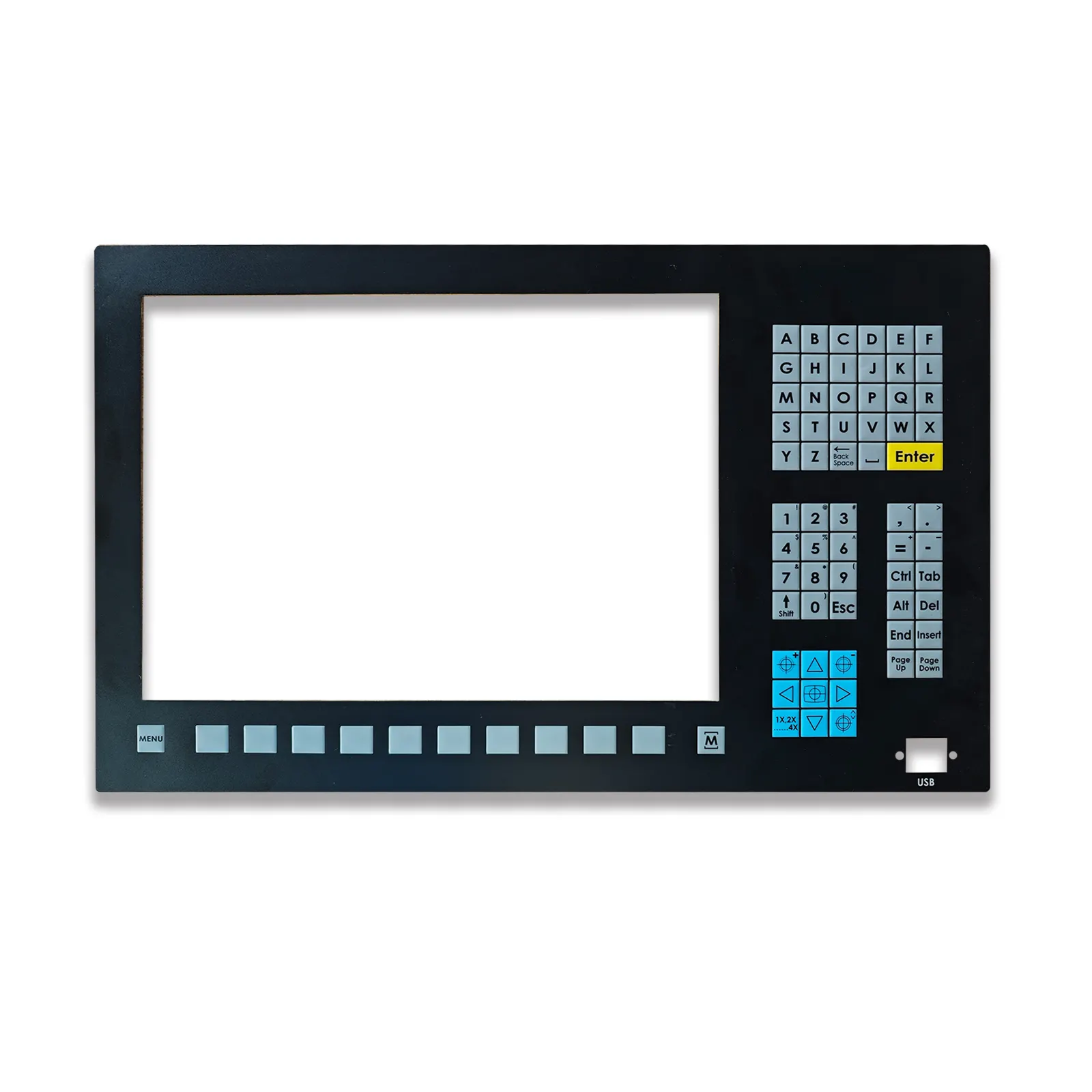 CNC Center Machine Membrane Keyboard Keypad with Custom Design and Multi Matrix Keys