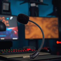 Microphone de jeu antibruit à micro omnidirectionnel Hyper X Cloud Revolver S avec fonctions d'enregistrement