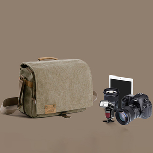 Giảm Giá Hấp Dẫn Ba Lô Đeo Vai Đựng Máy Ảnh Cổ Điển Ngoài Trời Vải Bố Chống Thấm Nước - Product Image 1