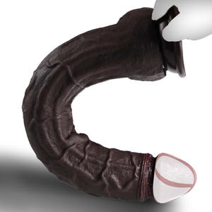 เซ็กส์ทอยสำหรับผู้หญิง ขนาดใหญ่พิเศษ หนา สมจริง สีน้ำตาล/สีเนื้อ 36 ซม. กันน้ำ 100% ทำจากซิลิโคนนุ่ม บรรจุก<span class=keywords><strong>ล</strong></span>่อง ขายส่ง - Product Image 2