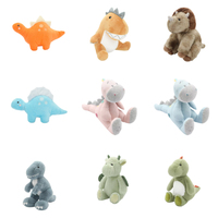 Poupée en peluche de dinosaure super doux Dragon blanc noir Jouet en peluche Garçons Filles Cadeau d'anniversaire Kawaii Type d'ours en peluche