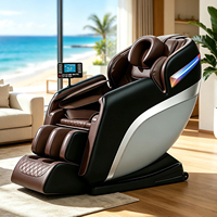 Silla de Masaje VCT de Cuero PU Eléctrica 8D con Gravedad Cero y Airbags para Todo el Cuerpo, con Programas Automáticos, Nuevo Diseño, Repuestos Gratis