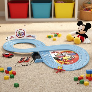 Carrera Mickey's Fun Race Start Set, Pista de Slot Car de 12.5 Pies, Juguete de Control Manual para Niños - Product Image 2