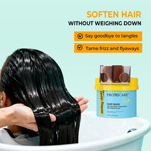 Masque capillaire réparateur en profondeur nourrissant hydratant lissant anti-casse/masque de traitement des <span class=keywords><strong>cheveux</strong></span> à pointes fourchues masque capillaire personnalisé soyeux et brillant - Product Image 4
