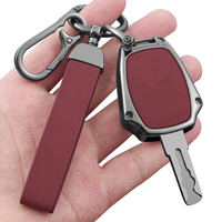Étui à clés de voiture en alliage de Zinc Style de sac à clés pour Honda Fit JAZZ 2008 2009 2010 2011 2012 2013 coque de clé accessoires Auto