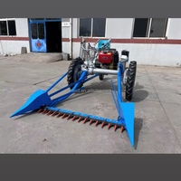 Nouvelle condition Mini récolteuse de riz et presse à balles à trois rondes tracteur moissonneuse-batteuse à usage agricole