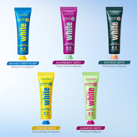 Dentifrice blanchissant SADOER en format voyage 30g, menthe, nettoyage en profondeur, articles de toilette portables pour hôtel, marque privée OEM